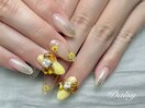 押し花ネイル　リボンモールド