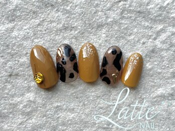 ラテネイル(Latte Nail)/10月定額デザイン Hand ver.