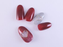 ジェル付け放題　ハート