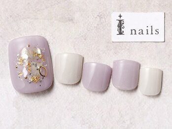 アイネイルズ 渋谷店(I nails)/ラベンダーシェル¥6800[渋谷]