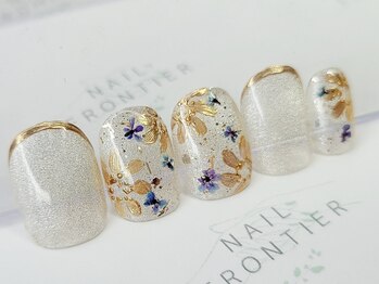 ネイルフロンティア 吉祥寺(NAIL FRONTIER)/すず♪手描き×押し花11980円