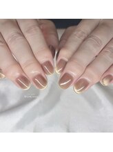 リッシュ トロワ(RICHE trois)/ブラウンマグネットネイル