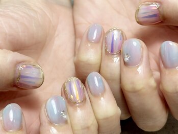 オーロラフィルムネイル