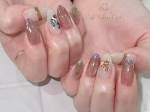 シエル バイ アンテリジャン(Ciel By Antellijan)/大人上品ニュアンスネイル