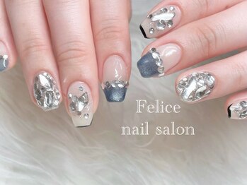 フェリーチェ(Felice)/キラキラ/マグネット/黒