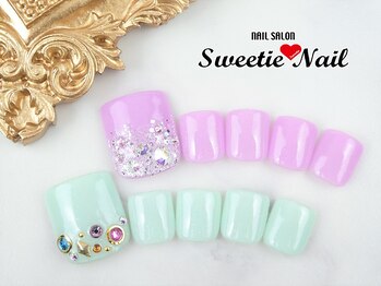 スウィーティーネイル 新宿三丁目店(Sweetie Nail)/フット★定額デイリーコース