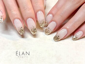 エラン メグロ(ELAN Meguro)/ワンカラー×ラメグラデーション