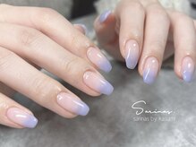 サリナスネイル 西院店(SARINASNAIL)/寒色カラーグラデーション