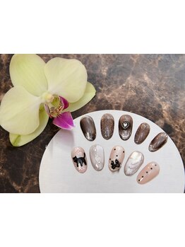 手描きアートが得意なサロン