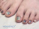 夏 フットネイル パラジェル