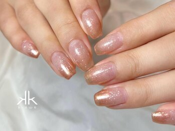 ケーツーネイル(k-two nail)/フラッシュ×ミラーグラデ(みな)