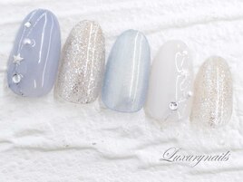 ブルー＊WinterNail