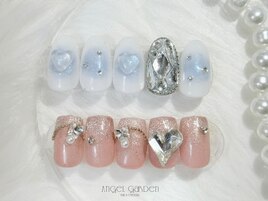 ビジューネイル/チークネイル