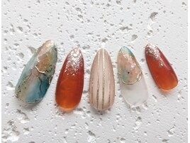 大人天然石ネイル