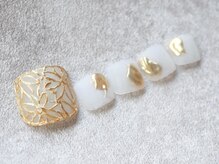 カトルナフ(quatre fois neuf)/ゴールドレースの上品フット