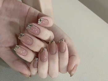 ピンキーネイル(Pinky Nail)/ガラスフレンチ