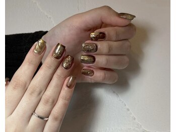 エジョン(Ajon.)/秋ニュアンスネイル