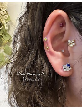 スリール(sourire)/耳ツボジュエリー*:゜