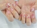 6月さくらんぼネイル