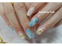 アムレート ネイル 蕨(Amuleto NaiL)/天然石風ネイル