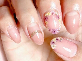 カピリナ(Ka Pilina)/押し花ネイル