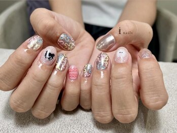 アイネイルズ 渋谷店(I nails)/【Kana.y】落書きポップアート