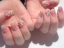 プレティム(Pretim)/手書きリボンネイル