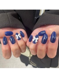 リボンネイル/シンプルネイル