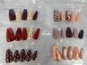 【1周年記念★秋限定シンプルコース彩】色替え自由＆パーツつけ放題 ￥6200