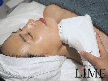 ライム 松本(LIME)の写真/【リフトアップ☆たるみ、二重あご改善】超音波でスッキリ小顔！ダウンタイム無し・即日からメイクも可能♪