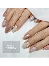 ネイルズガーデン(NAILS GARDEN)/ツイードネイル