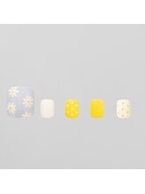 トータルラグジュアリーサロン ジョリーホワイト 綾瀬店(Jolie White)/【かわいい花柄フットネイル】