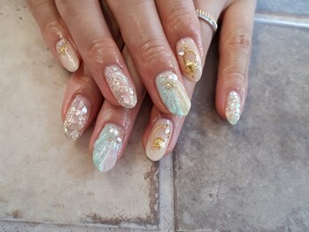 パステル(PASTEL)/夏ネイル