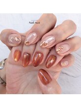 ネイルエース(Nail Ace)/アシメニュアンスネイル