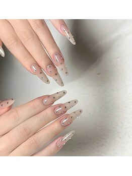 クイーンズビューティーサロン 新宿本店(Queen's beauty salon)/チップ長さだしやりつけ放題