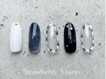 サロンストロベリームーン(Salon Strawberry Moon)/ワイヤーアートネイル　￥7980