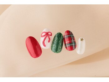 エムスラッシュ ネイル センター北店(M.SLASH)/クリスマスネイル