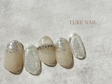 ルークネイル(LUKE NAIL)/キラキララインストーンネイル