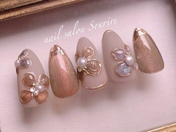 サロン ド スーリール 新市街店(salon de SOURIRE)/ ◇ブライダルネイル◇