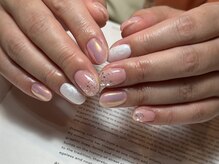 デューネイルスタジオ(dew nail studio)/ピンク オレンジ 