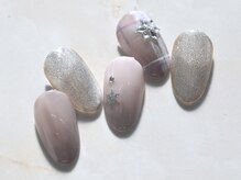 ルシェルアイ/雪の結晶☆チェック☆マグネット