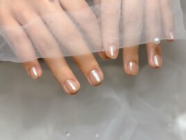 特殊ワンカラー　ミラーネイル