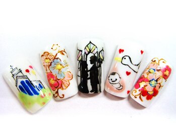 クリスタルネイル パークプレイス店/幸せのチャペルネイル