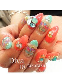 ビタミンカラーネイル