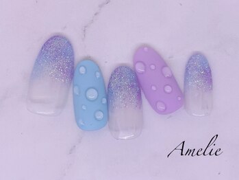 アメリ(Amelie)/水滴/グラデーション/マット