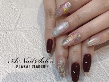エーネイルサロン プラーカ本店(A-Nail Salon)/マグネット×人魚の鱗