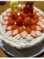 ルミナ ビューティーアンドリラックス(LUMINA Beauty&Relax) 家族の誕生日やイベント時は手作りケーキでお祝い☆