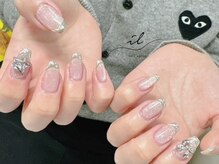 イル 神戸店/ミラー×フレンチネイル