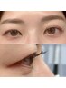 上まつ毛パーマ＋眉スタイリング＋眉額WAX(間引き付）￥10000