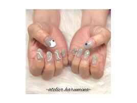 春のうねうねネイル